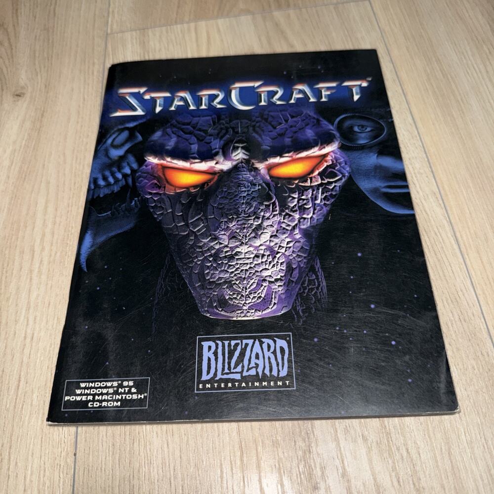 StarCraft (PC, 1998) Windows 95, Original Manual Only - No Game